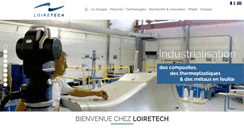 Desktop Screenshot of loiretech.fr